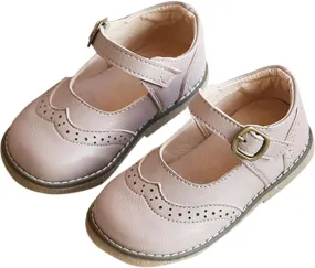 Baby Toddler Flower Dress Shoes Girls Mary Jane Ballet Flats Flower Soft Sole Shoes School Party Wedding Shoes