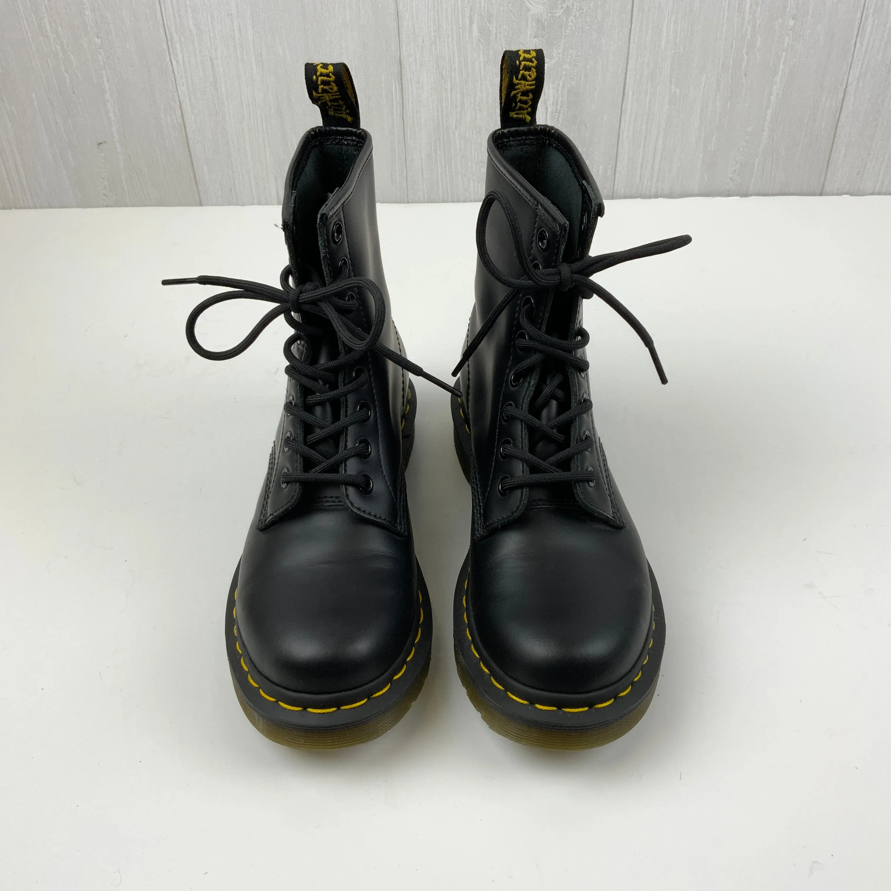 Boots Combat By Dr Martens In Black, Size: 6