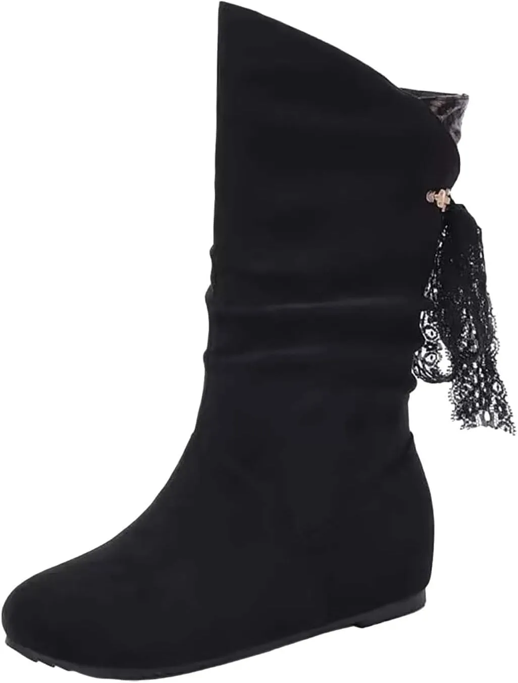 Boots Women Women Boots Blue Cowboy Boots for Women Womens Winter Booties Combat Boots Womens Black Ankle Booties Military Lace Up Leather Ankle Bootie Slippers for Women