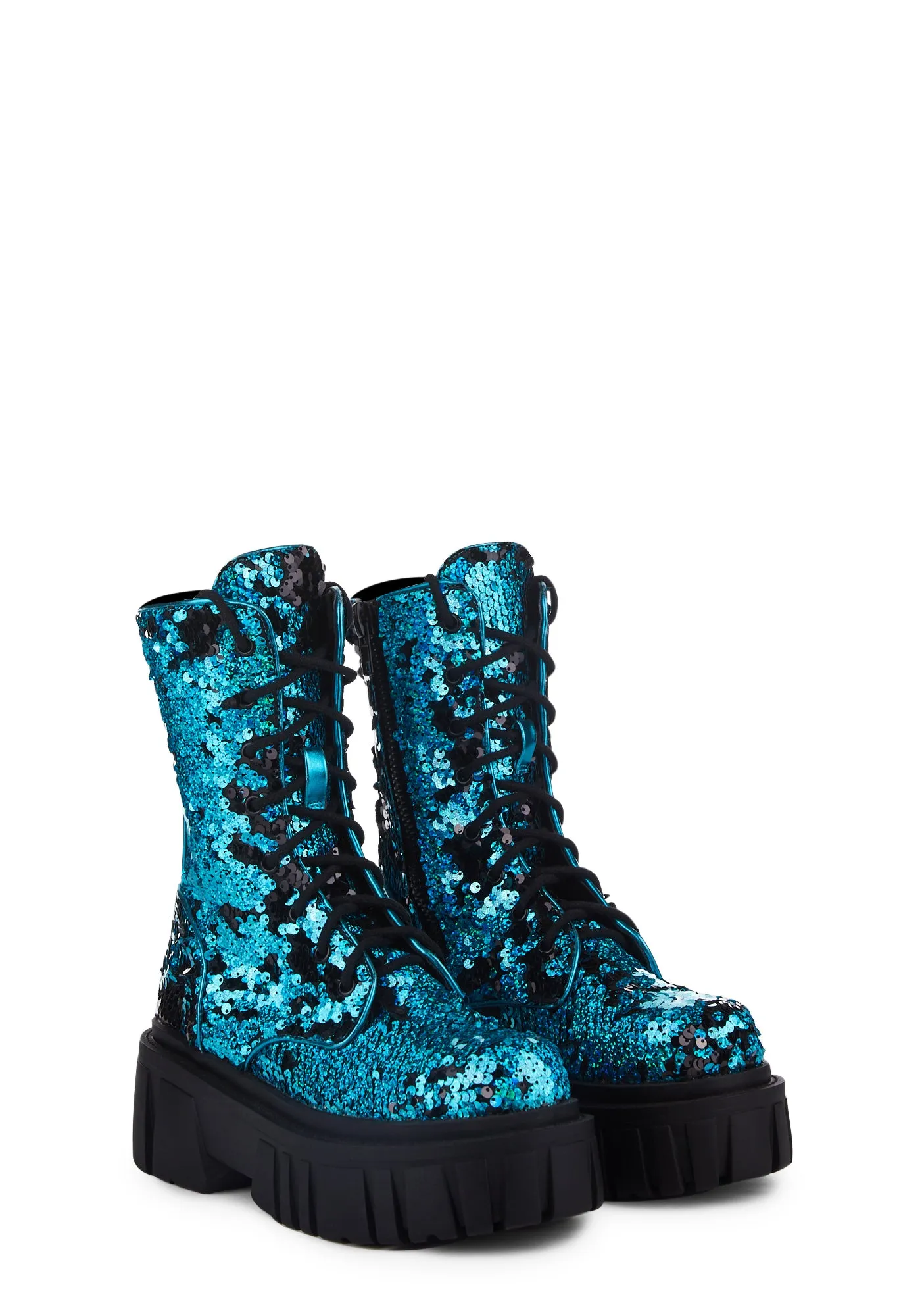 Crave The Beat Combat Boots