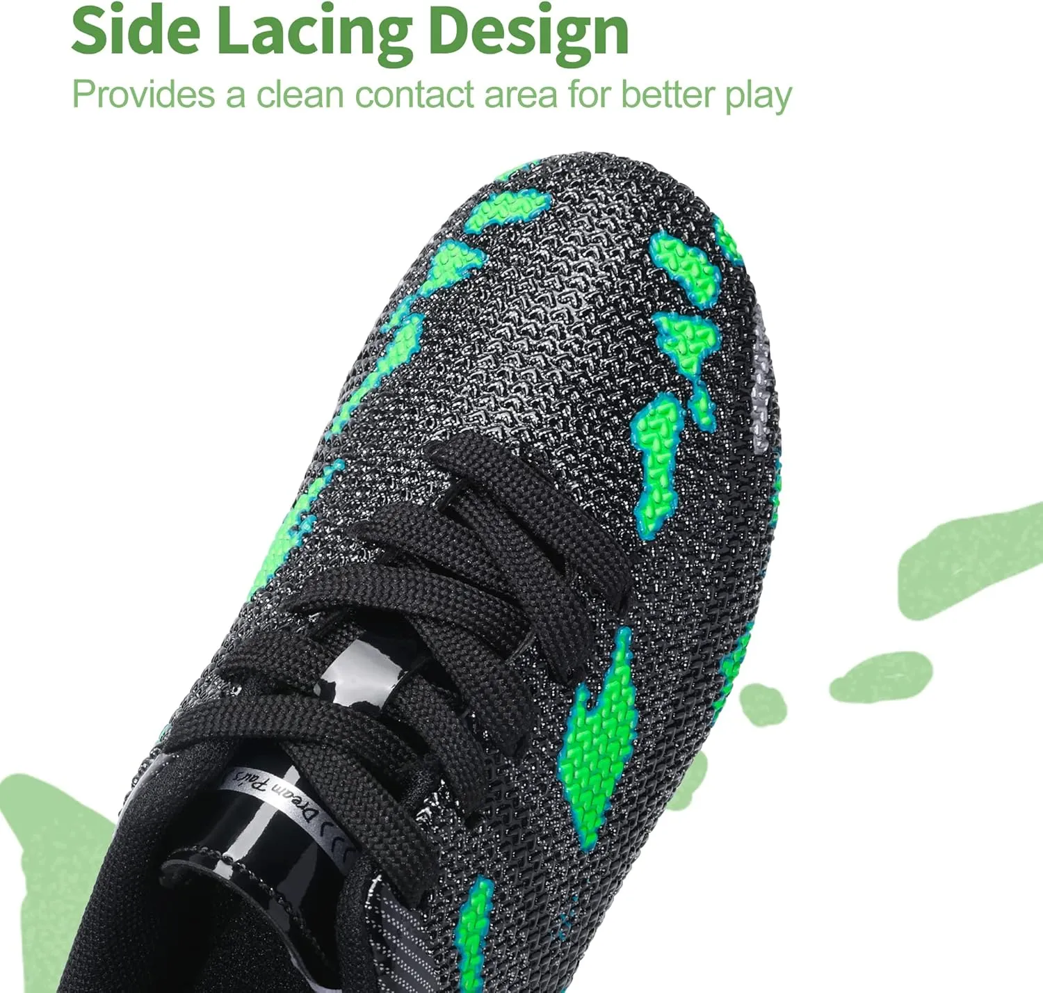 DREAM PAIRS Boys Girls Soccer Cleats Kids Football Shoes for Little/Big Kid
