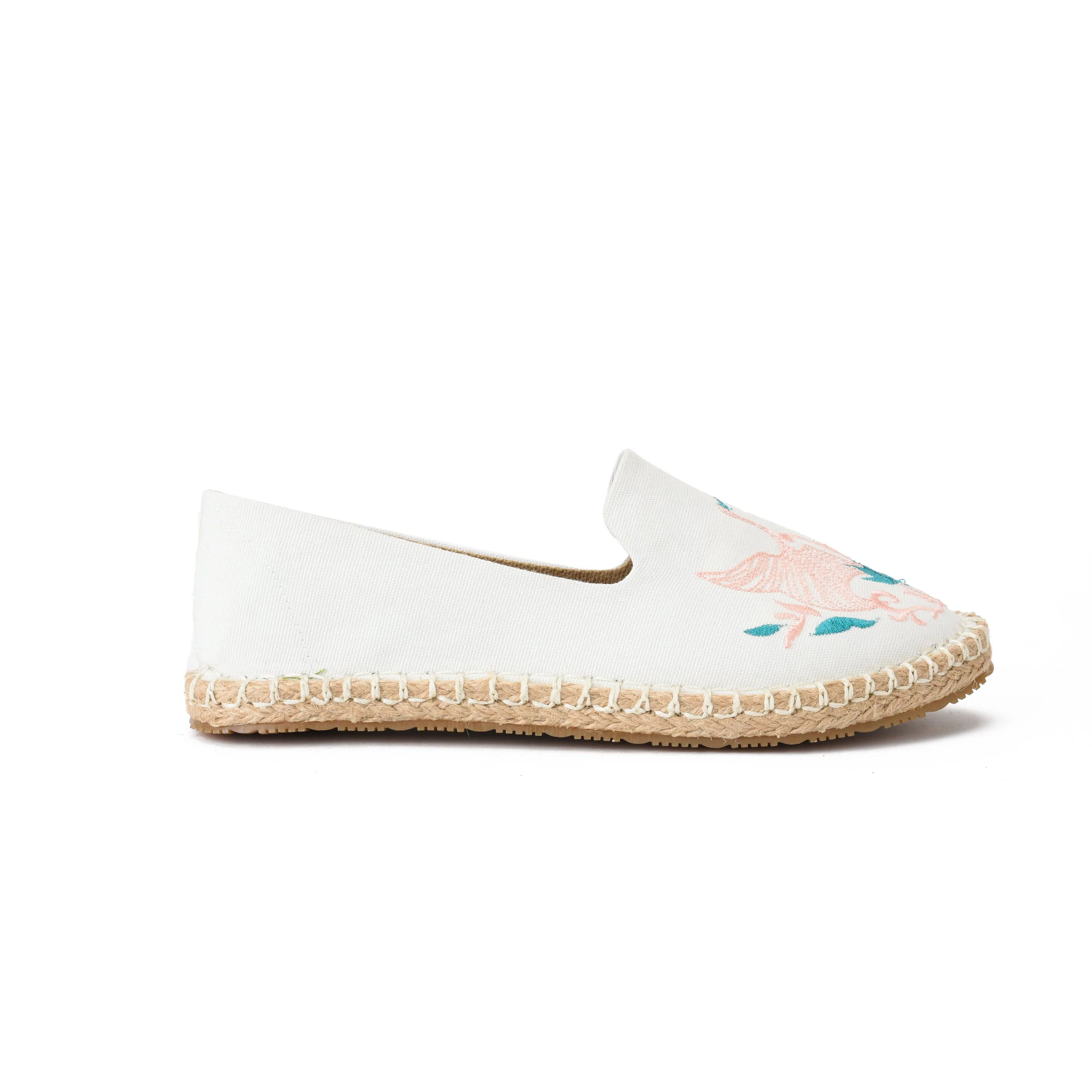 Espadrilles Swan White