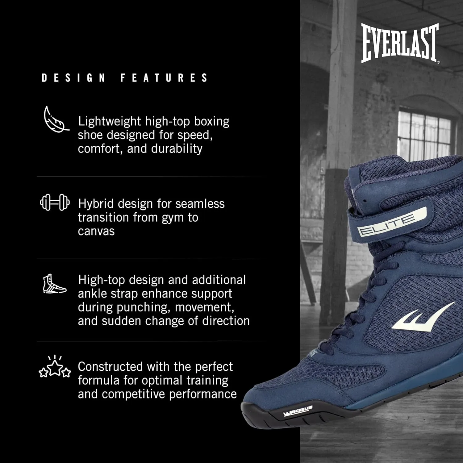 Everlast Elite Boxing Shoes: Your Ultimate Training Companion for Excellence and Durability Boxing Shoes, Elite 2 Shoes.