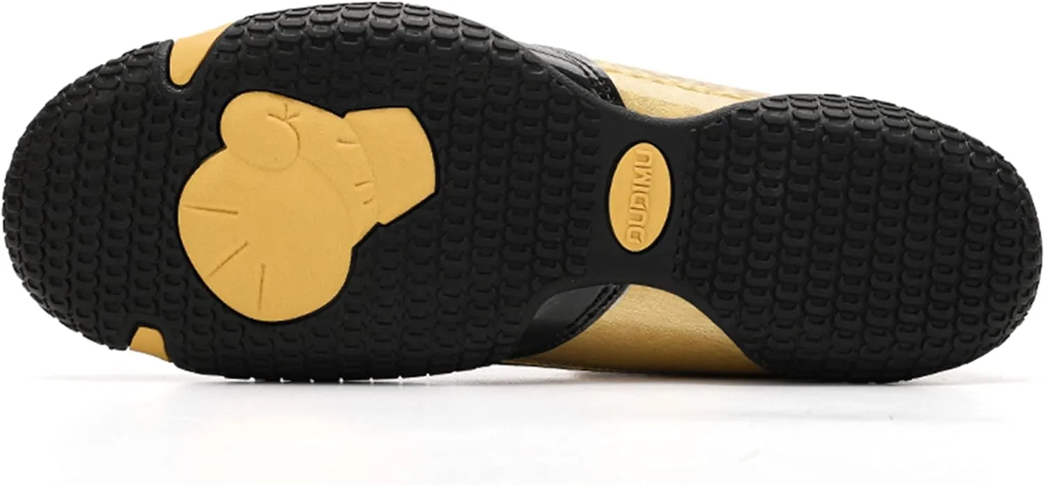 High Top Boxing Boots, Rubber Sole Wrestling Shoes Unisex Kickboxing Sparring Boxers Trainers Breathable Bodybuilding Boots