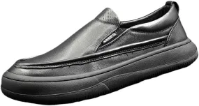 Mens Genuine Leather Dress Shoes Fashion Business Loafer for Driving Walking Wedding Outdoor Indoor Size