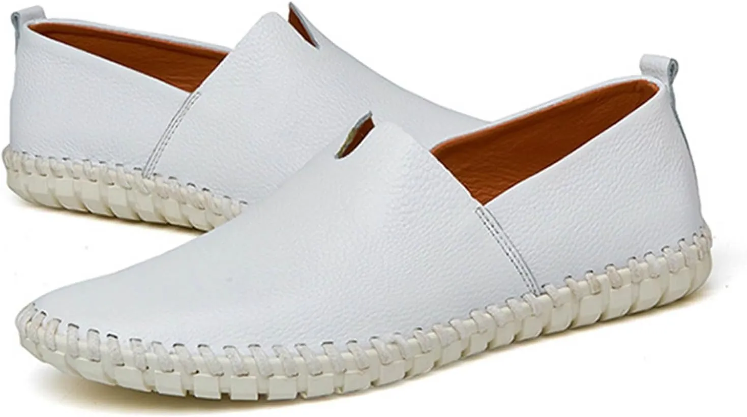 Mens Loafers & Slip-Ons Men's Slip On Loafers Fashion Breathable Flat Loafers Comfortable Slip Soft Sole Walking