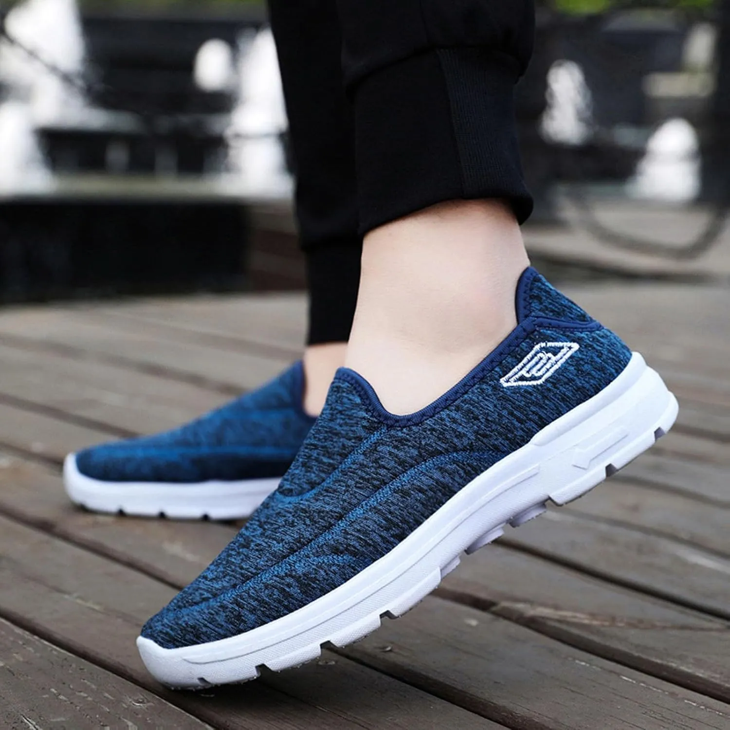 Men's Slip in Mens Loafers & Slip-Ons Men's and Women's Soft Soled Breathable Comfortable Sports and Casual Shoes