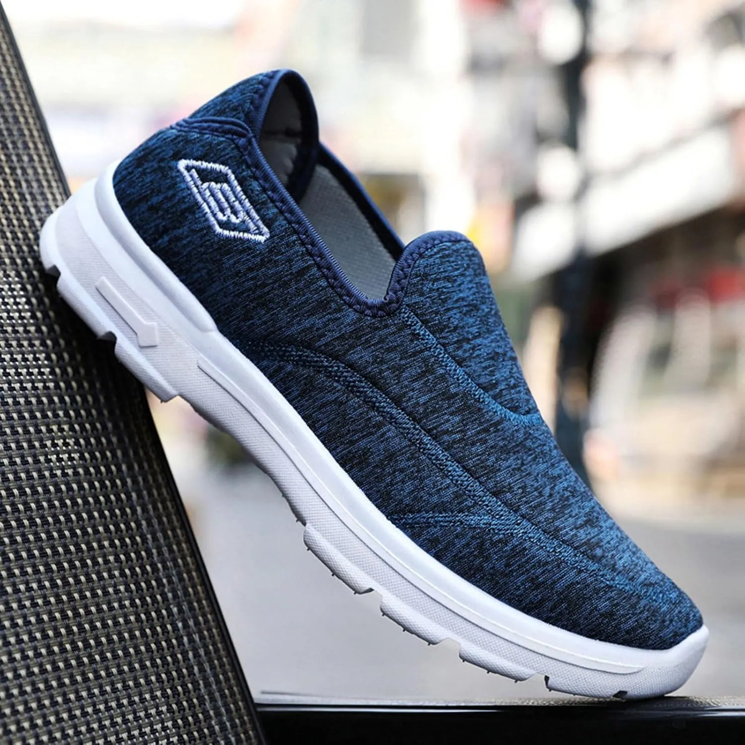 Men's Slip in Mens Loafers & Slip-Ons Men's and Women's Soft Soled Breathable Comfortable Sports and Casual Shoes