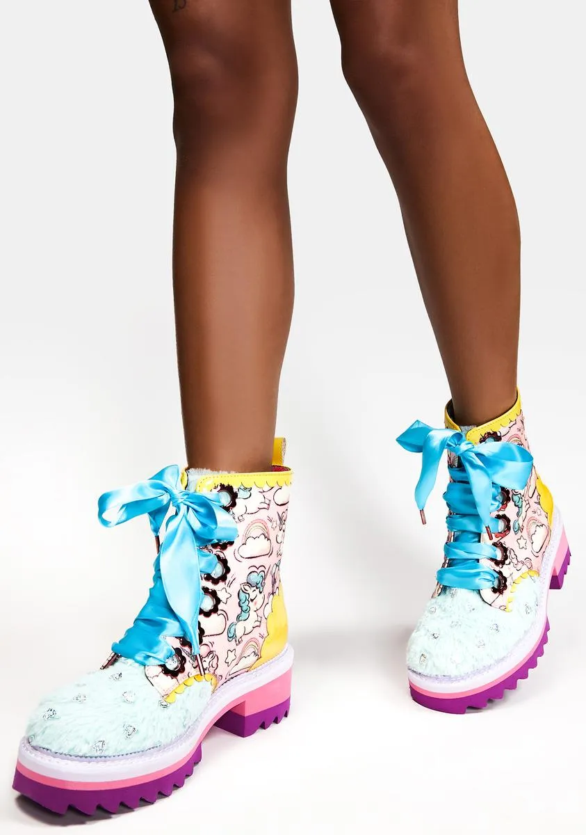 Morning Stroll Combat Boots