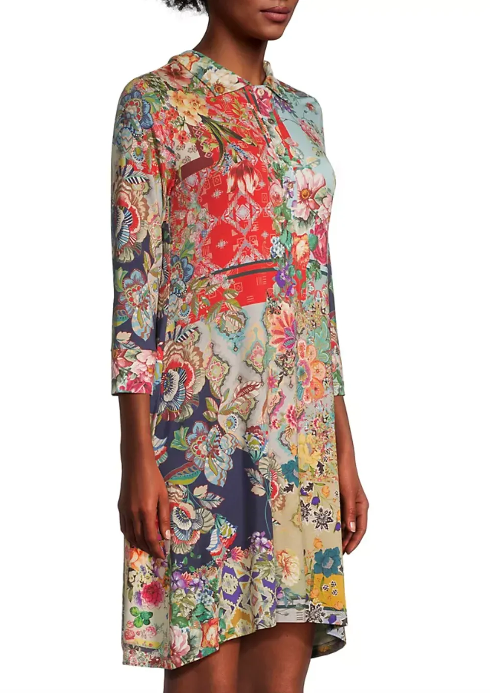 Multi Polo Tunic Dress