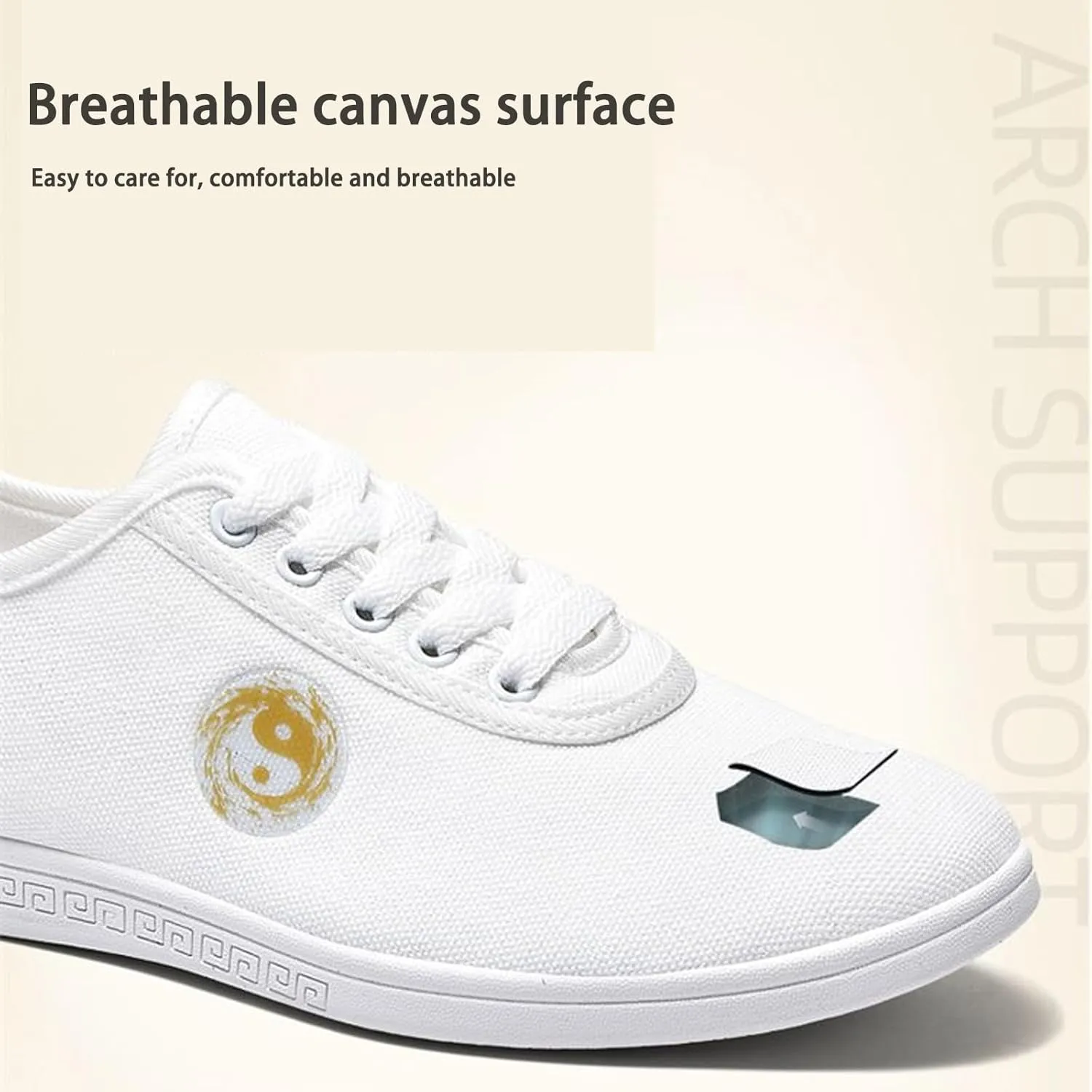 Tai chi Kung Fu Shoes,Boxing Karate Taekwondo Training Shoes Men Martial Arts Shoes Unisex Canvas Cotton Breathable Tai chi Raining Sneakers Shoes