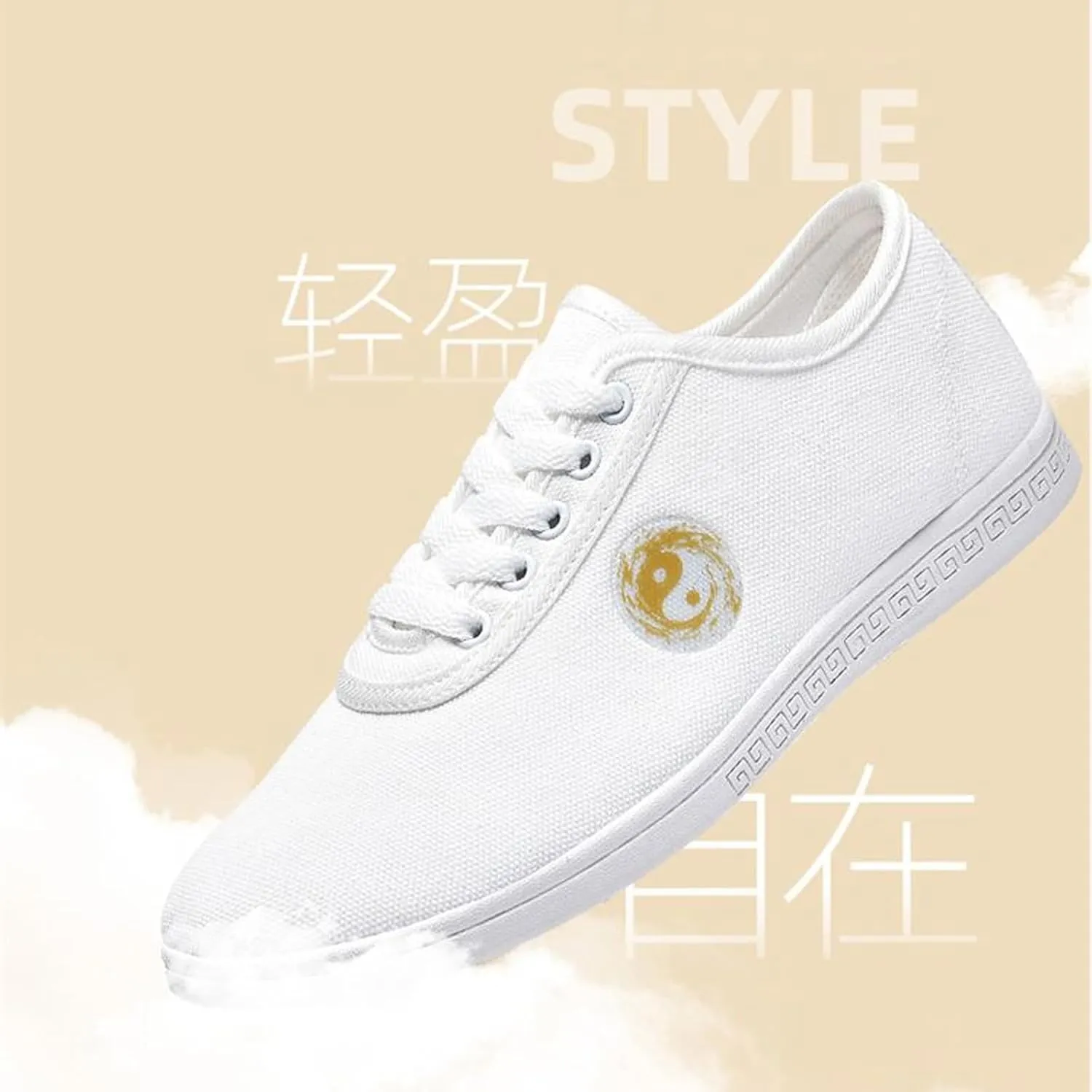 Tai chi Kung Fu Shoes,Boxing Karate Taekwondo Training Shoes Men Martial Arts Shoes Unisex Canvas Cotton Breathable Tai chi Raining Sneakers Shoes