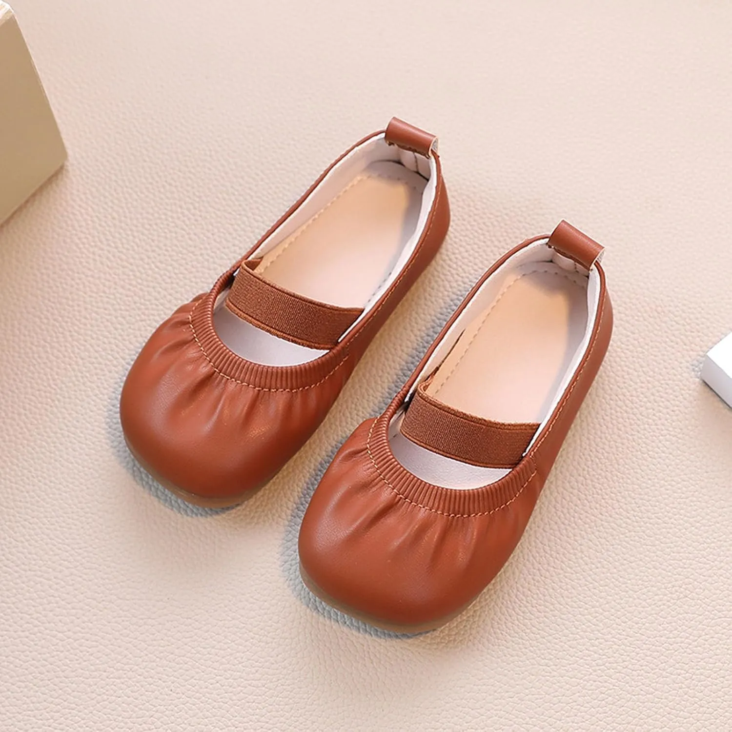 Toddler Flower Girl Dress Shoes Girl Party School Shoes Square Toe Ballerina Ballet Flat Wedding Girl Casual Girls Shoes
