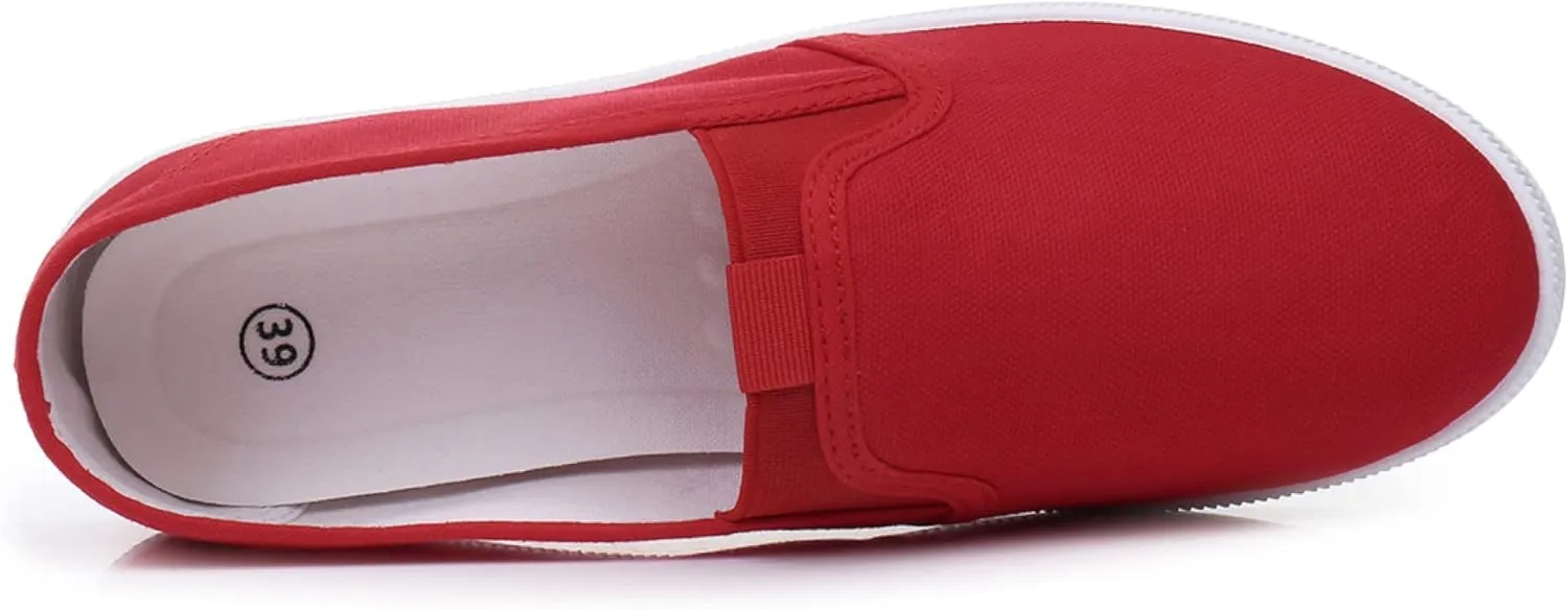 VenusCelia Women's Fortius Canvas Slip-On Sneaker