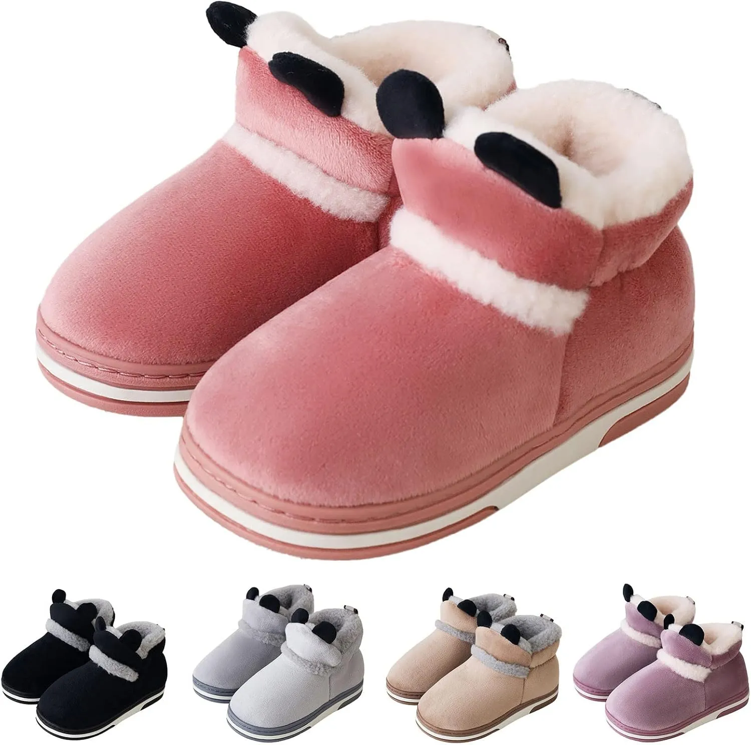 Women's Lined Tall Snow Boots Womens Boots with Fur Women Winter Boots Warm Winter Boots Women Winter Boots Waterproof Women Wide
