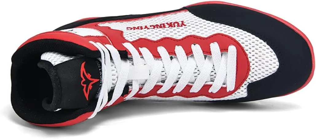 Wrestling Trainers, Comfortable Wrestlers Sports Gym Athletic Fitness Breathable Fashion Boxing Sneakers for Men